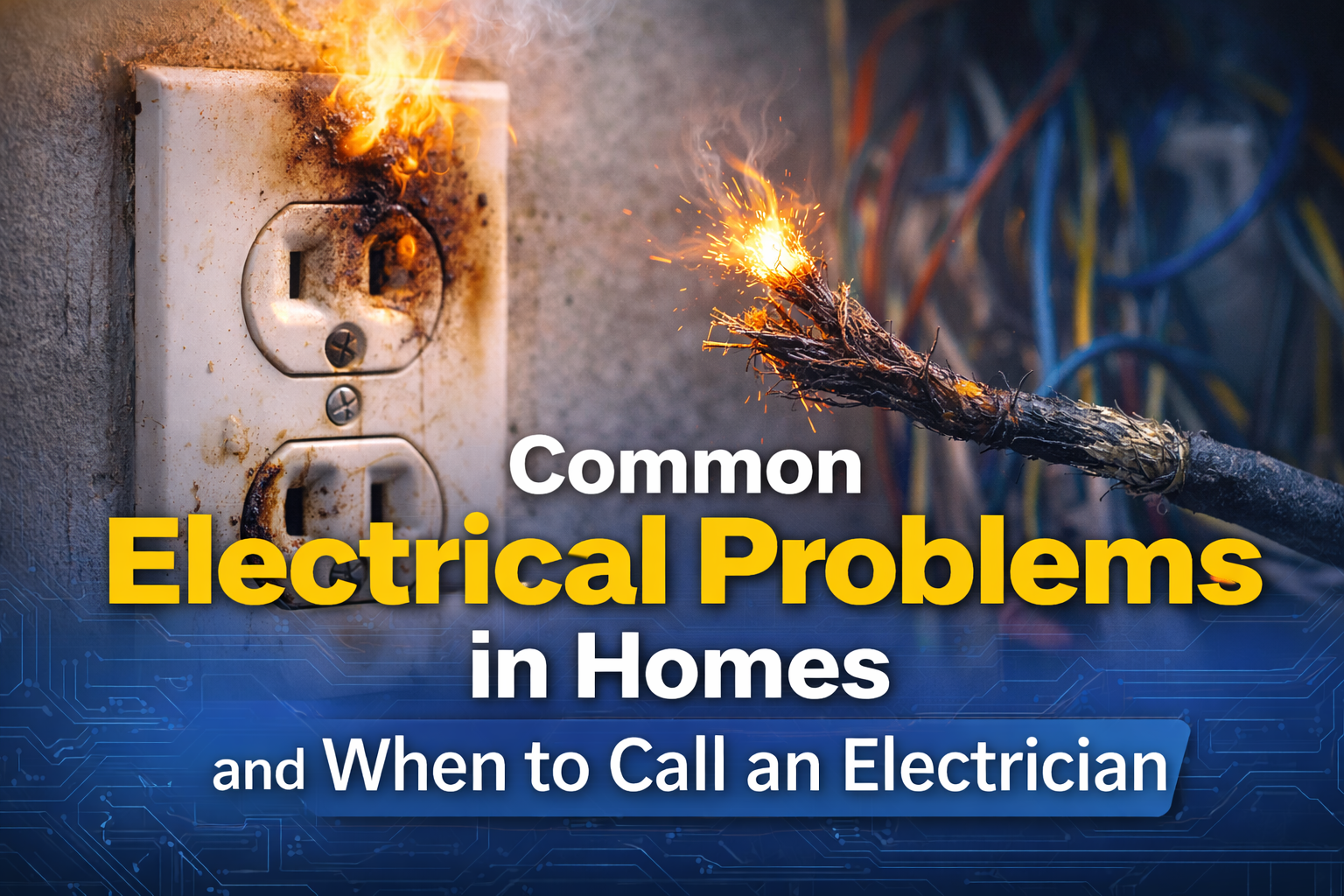 Common Electrical Problems in Homes and When to Call an Electrician